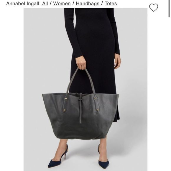 Annabel Ingall Handbags - Annabel Ingall cream leather tote